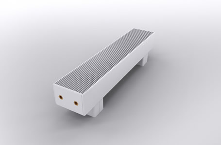   (surface mounted) bench type copper tube convection radiator